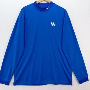 Nike Golf Tour Performance Shirt Kentucky Wildcats Mens Large Blue Long Sleeve